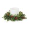 Melrose Mixed Pine Berry Christmas Candle Ring - 15"